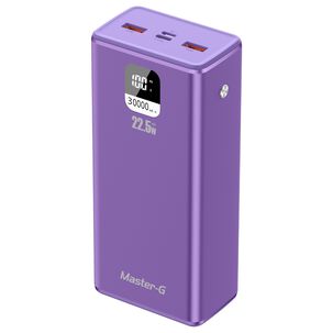 Bater&iacute;a Externa Power Bank 30000 Mah 22.5w Ucp30mpd Morada
